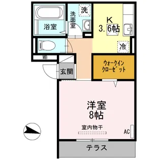 リュミエール【1階】の間取り