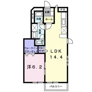 キッシングラミー B【1階】の間取り