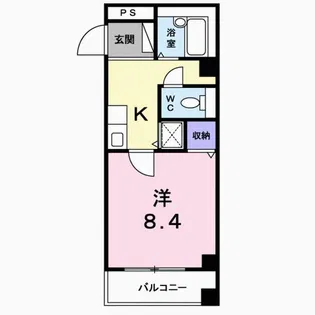 ジャンレジダンスM【3階】の間取り