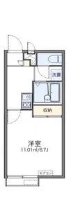 レオパレスエヌエヌ【2階】の間取り