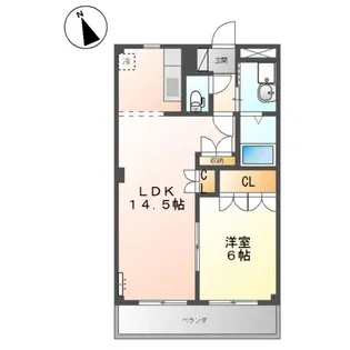 アルファルドII【1階】の間取り