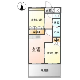 Hamaステイツ【1階】の間取り