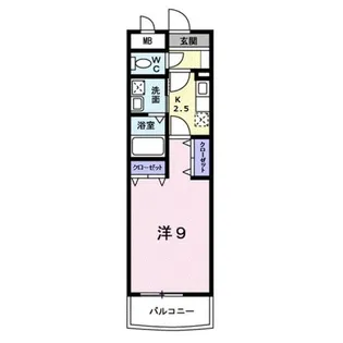 レガート元町【3階】の間取り
