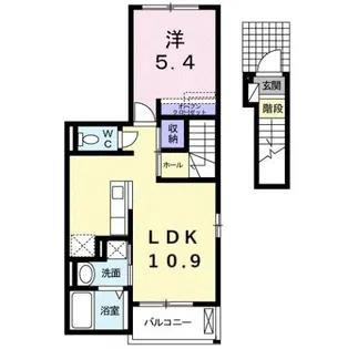 グラン・ジュテⅡ【2階】の間取り