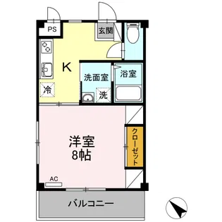PRIDE-I 【201号室】の間取り