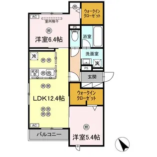 SoHo Terrace Kurashiki【2階】の間取り