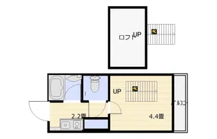 ガイア【102号室】の間取り
