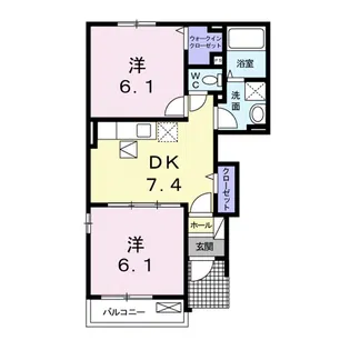 エスペランサ【1階】の間取り