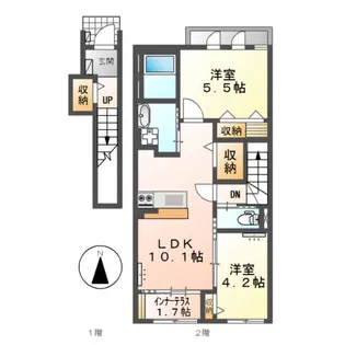 カミーノ【2階】の間取り