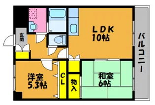 サンセール佐藤 Ⅰ【301号室】の間取り
