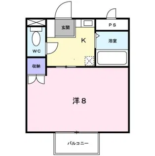 ハイツヒルバレー【2階】の間取り