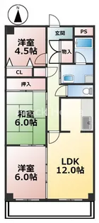 NORN2稲本【403号室】の間取り