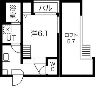 stage四番【201号室】の間取り