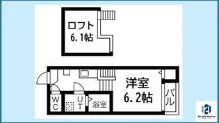 QUALIA 名駅山王AVE【102号室】の間取り