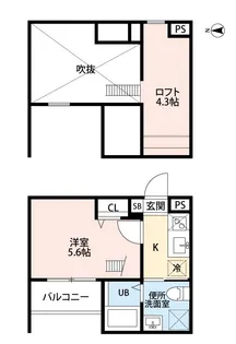 フォルトゥナ【102号室】の間取り