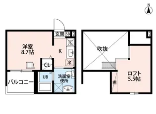 Bonne fraise【1階】の間取り