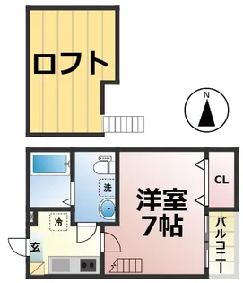 アーバンプレイス【202号室】の間取り