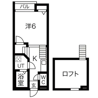 Creo六番町弐番館【103号室】の間取り