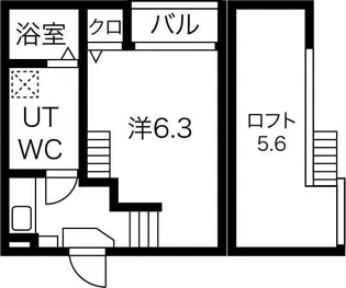 SEAPRAIRIE【203号室】の間取り