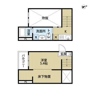 コンチェルトМ【205号室】の間取り