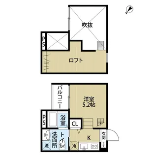 Mont cypres【101号室】の間取り