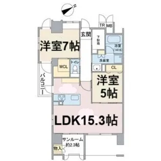 Grand Palace IKAI【301号室】の間取り