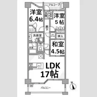 プラウド瑞穂日向町【202号室】の間取り