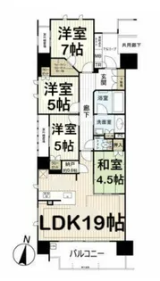 プラウド藤が丘センターマークス【10階】の間取り