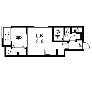 Revive新瑞橋【3階】の間取り