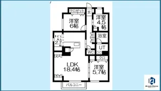 グレイスレジデンス八事【304号室】の間取り