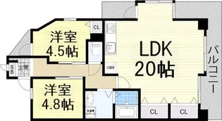 一光大井ハイツ高蔵西館【1403号室】の間取り