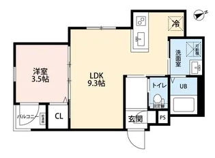 robot home 高畑2【1階】の間取り