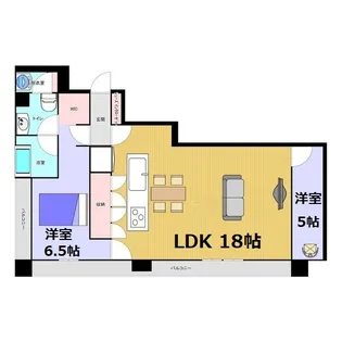 ラ・クール泉【11階】の間取り