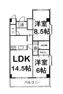 ドリームコート【101号室】の間取り