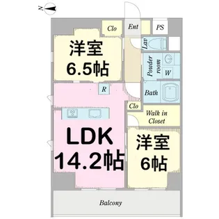 アルクス金山【1101号室】の間取り