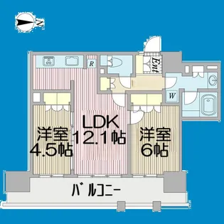 ナゴヤセンタータワー【306号室】の間取り