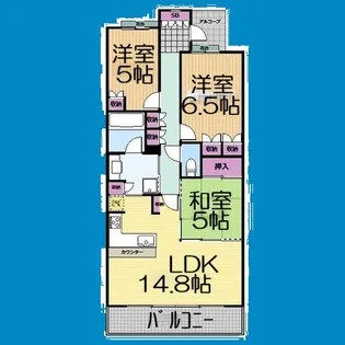 パークホームズ御器所【8階】の間取り