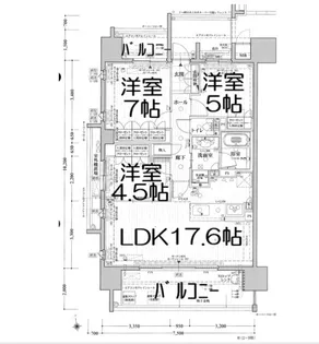 プラセシオン徳川【201号室】の間取り