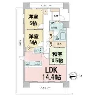 willDo黒川【5階】の間取り
