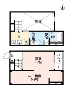 クラリエール二瀬町【103号室】の間取り