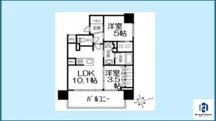 クリオラベルヴィ名古屋花の木【6階】の間取り