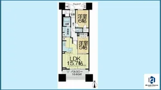 プラウド金山【1106号室】の間取り