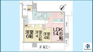 NAGOYA the TOWER【4階】の間取り