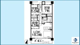 東山公園レジデンス【405号室】の間取り
