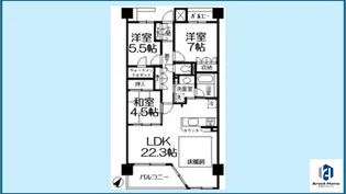 東山公園レジデンス【2階】の間取り