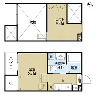フェニックス【103号室】の間取り
