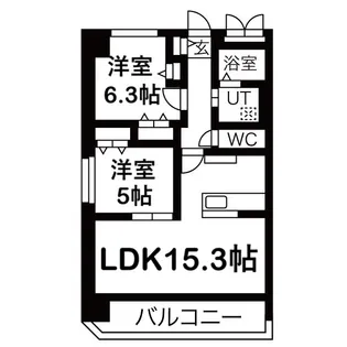 Lotus覚王山【8B号室】の間取り