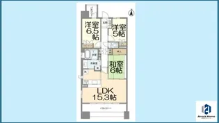 SS.FLAT桜山【101号室】の間取り