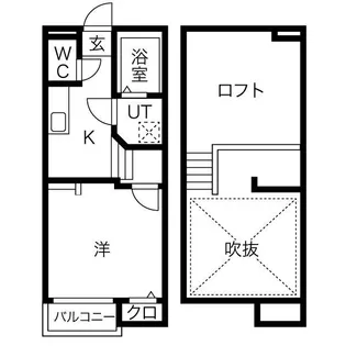 Creo八田弐番館【102号室】の間取り