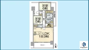 オープンレジデンシア名古屋太閤通【304号室】の間取り